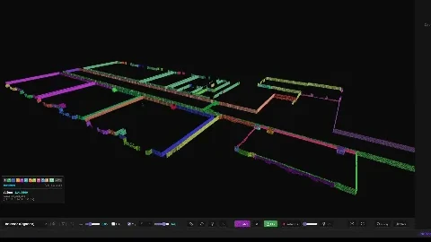 Jumeau numérique prédictif construit à partir d'une seule dalle LiDAR